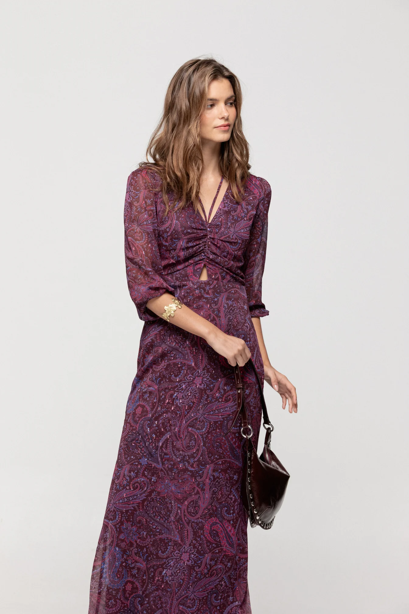 VESTIDO MIDI ESTAMPADO ABERTURA - Image 4