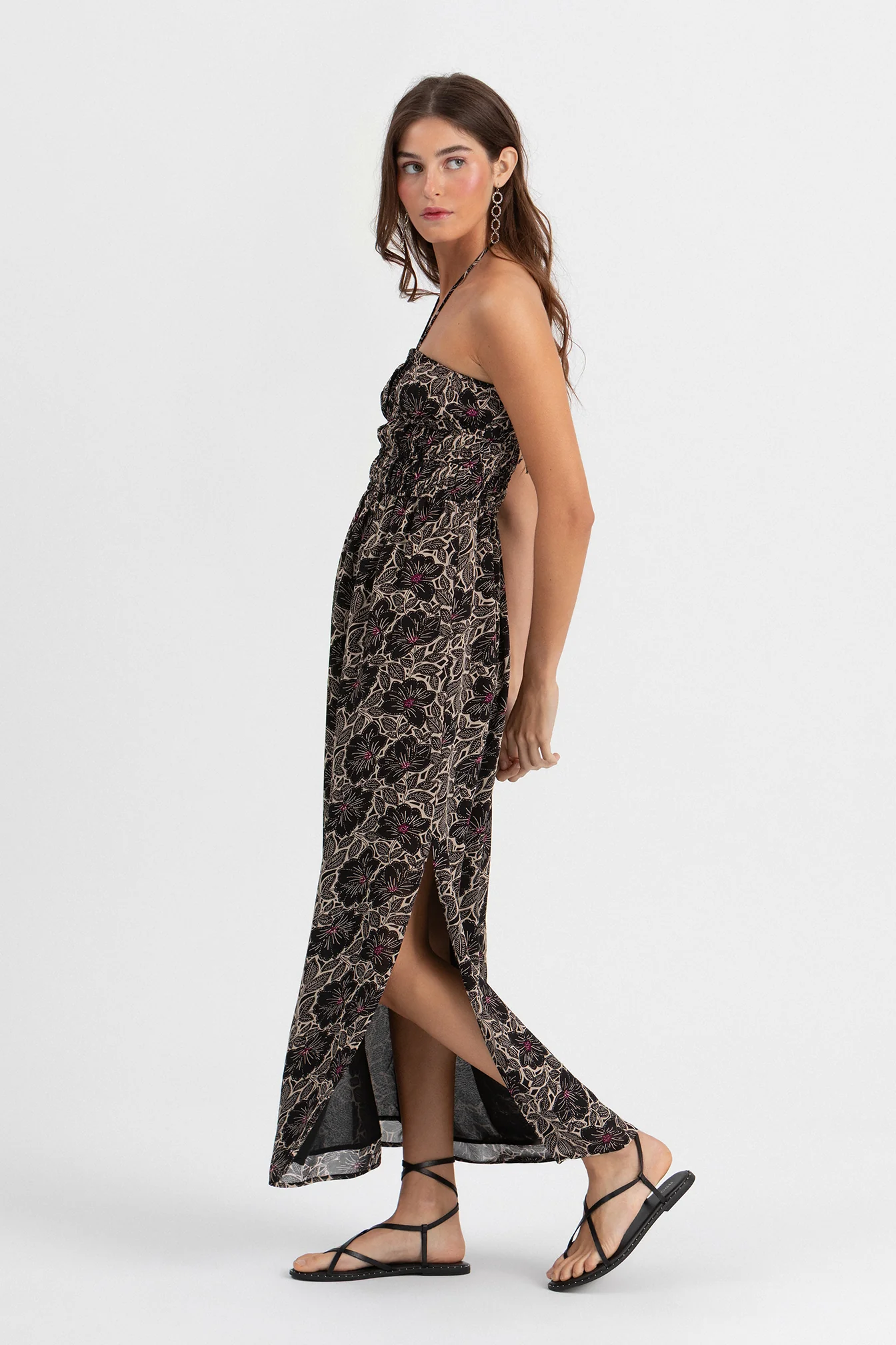 VESTIDO MIDI ESTAMPADO GOMAS - Image 3