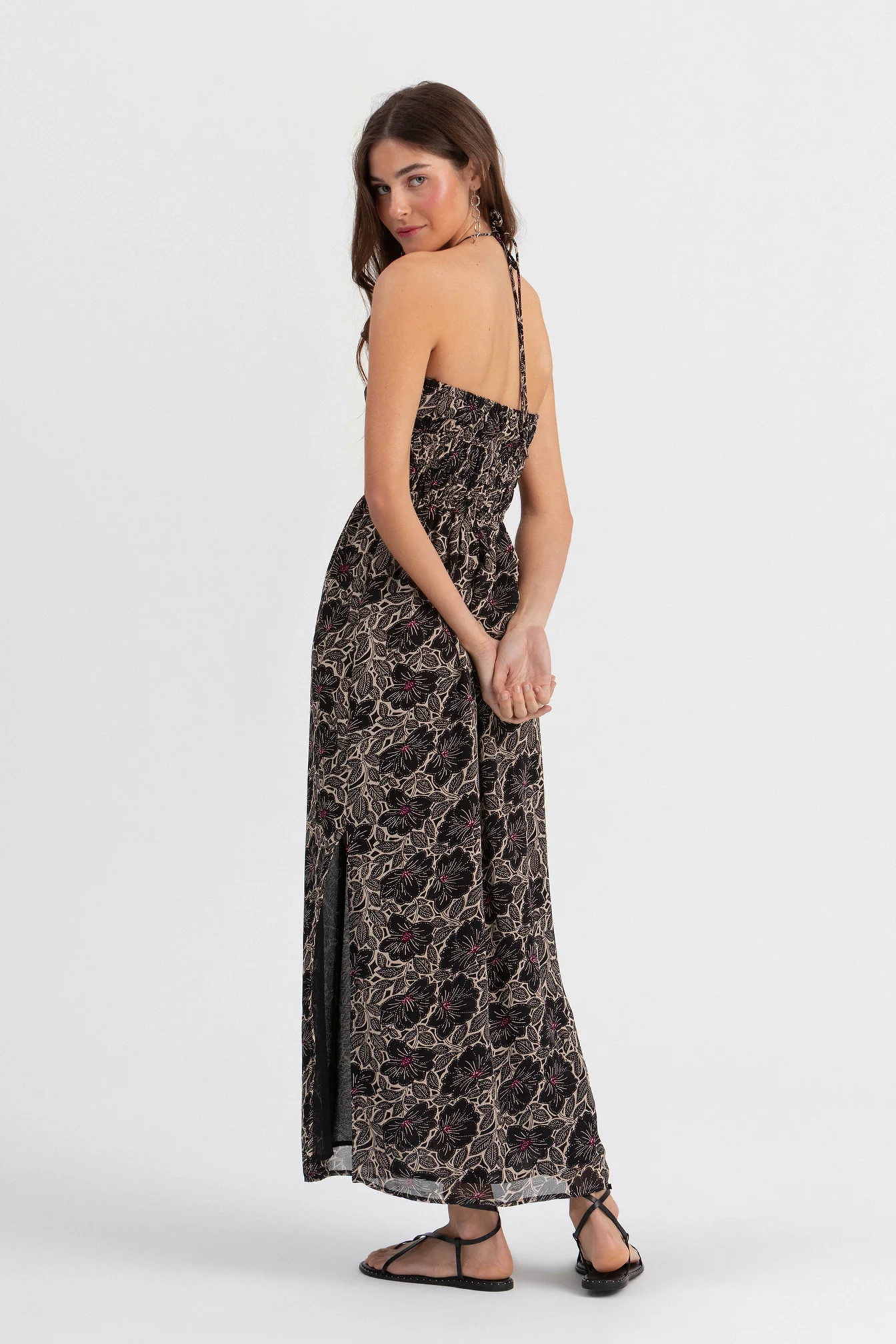 VESTIDO MIDI ESTAMPADO GOMAS - Image 4