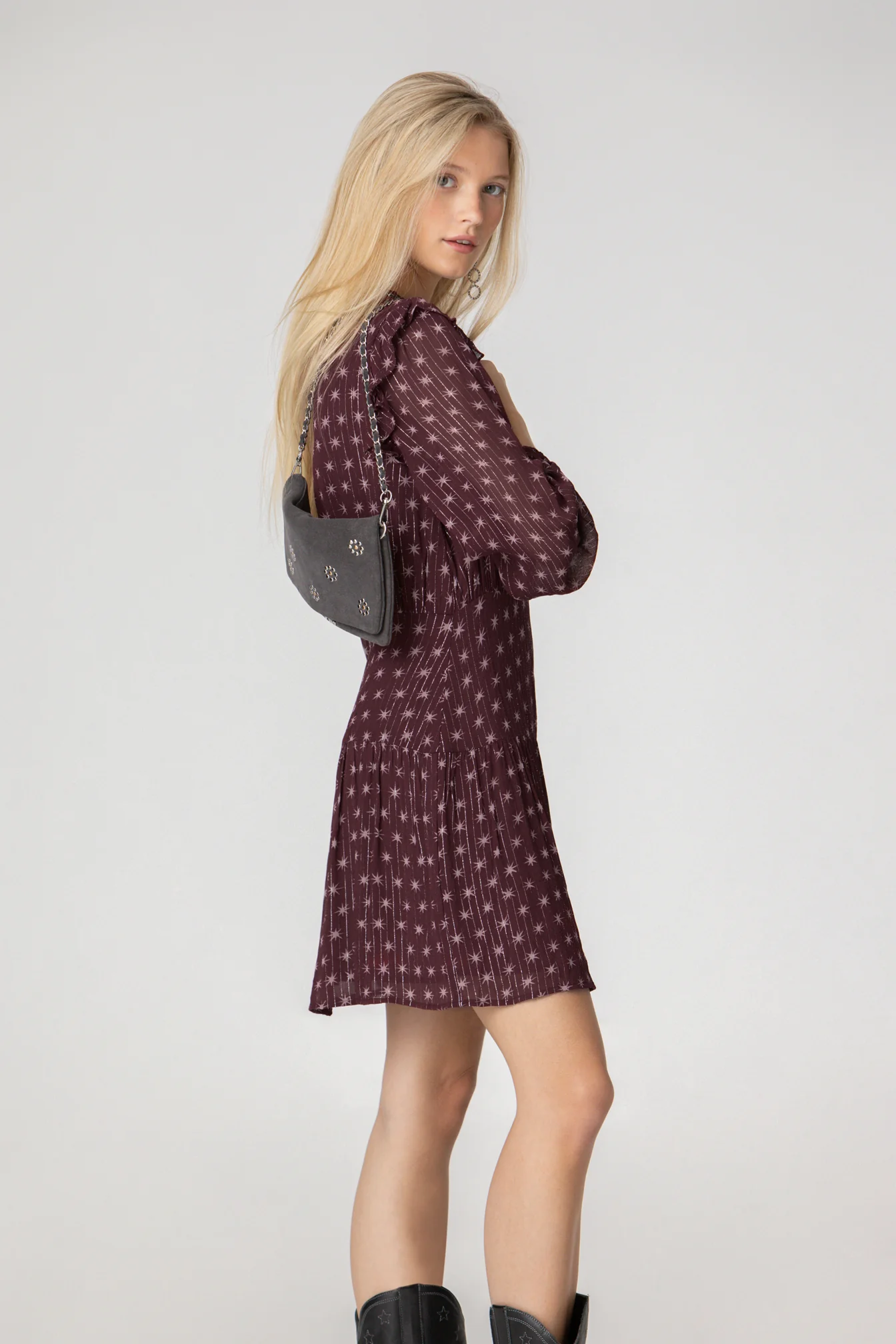 VESTIDO MINI ESTAMPADO - Image 4