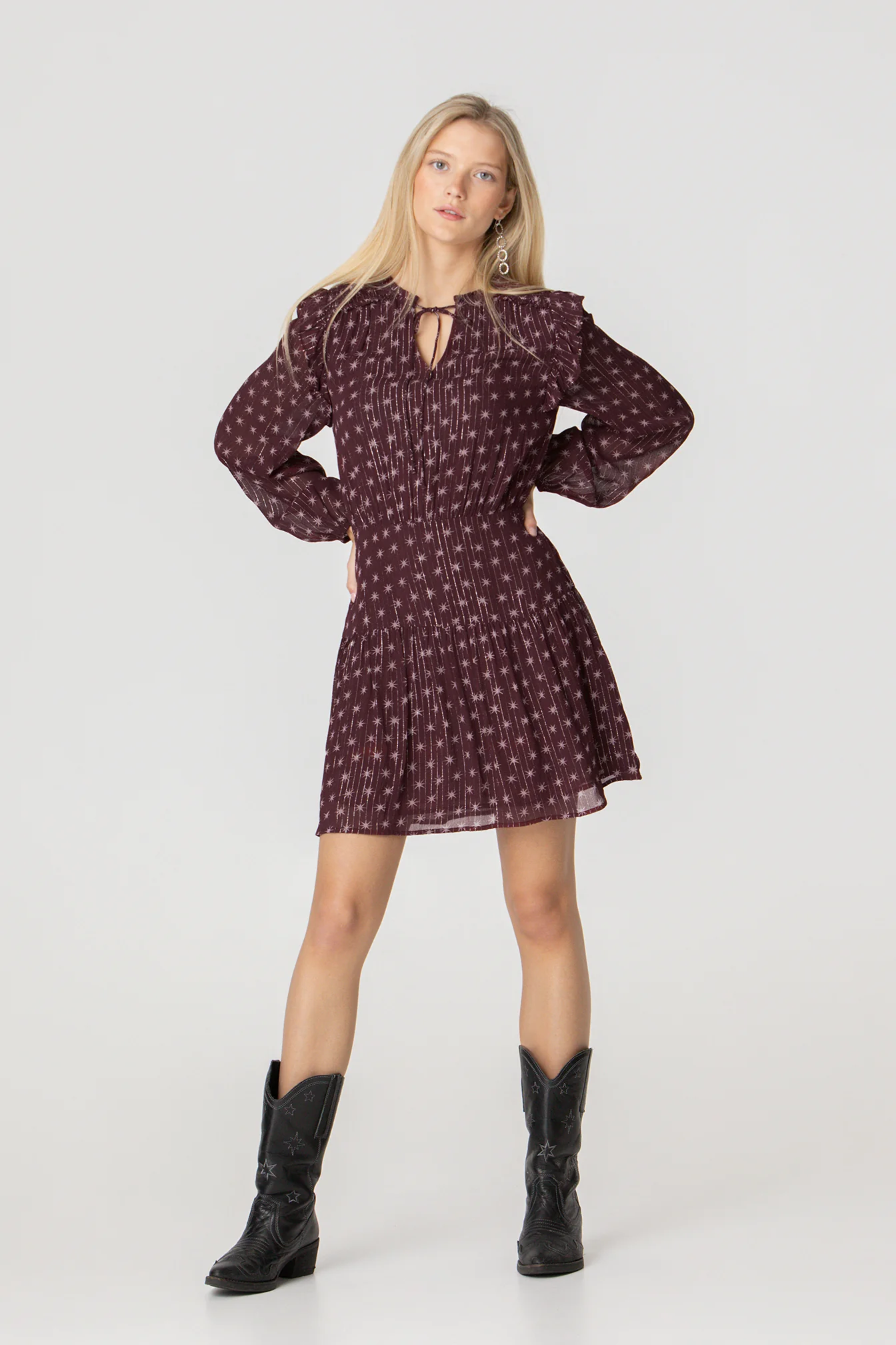 VESTIDO MINI ESTAMPADO - Image 7