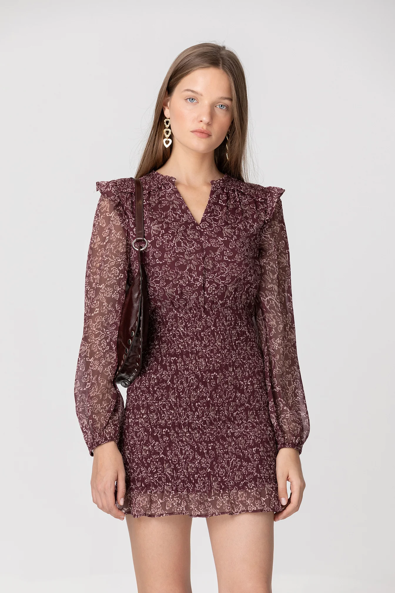 VESTIDO MINI FRUNCIDO - Image 5