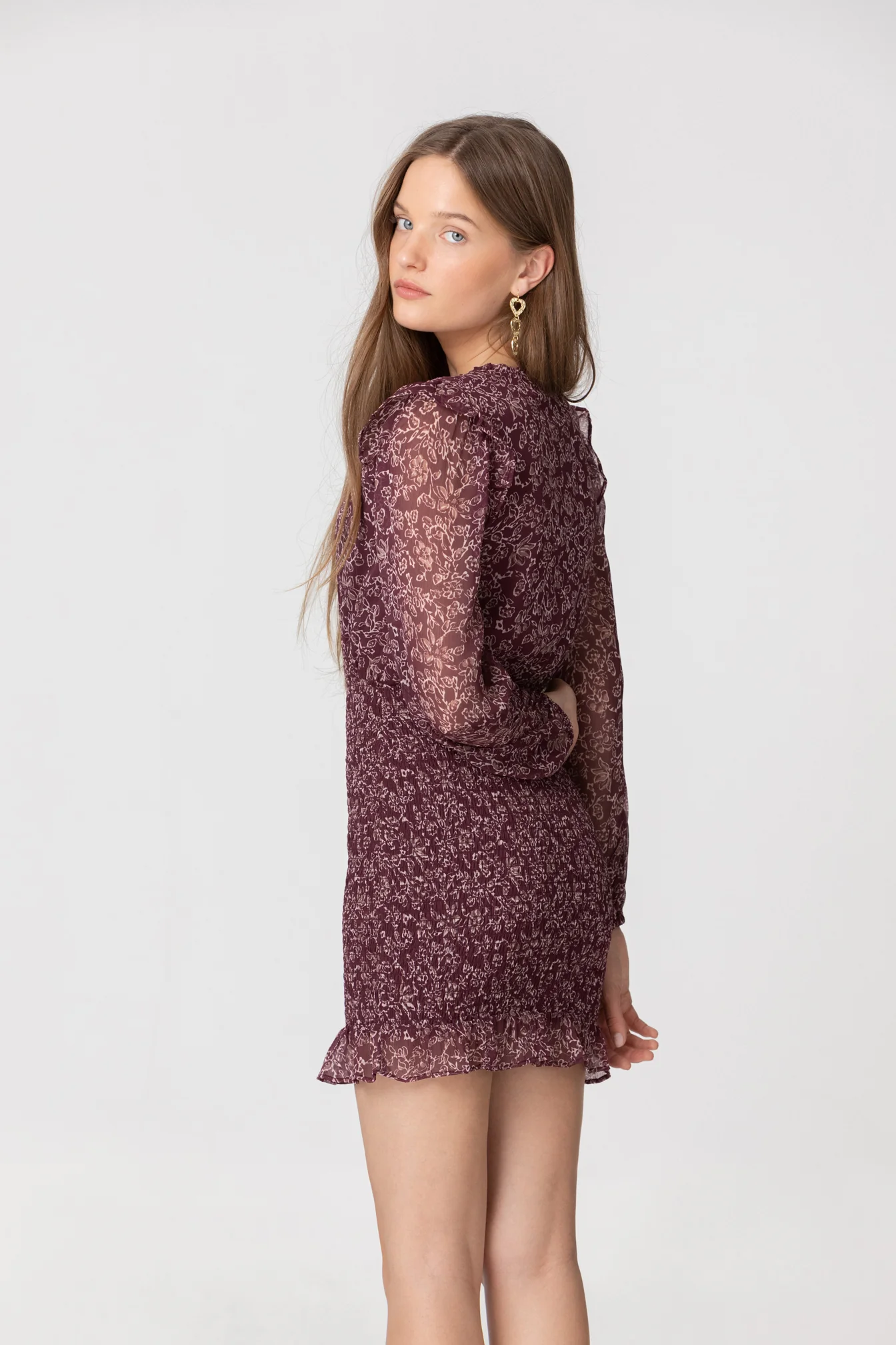 VESTIDO MINI FRUNCIDO - Image 6