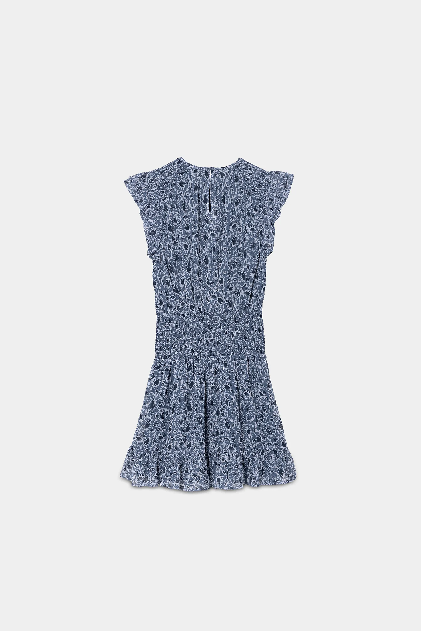 VESTIDO MINI FRUNCIDO ESTAMPADO - Image 12