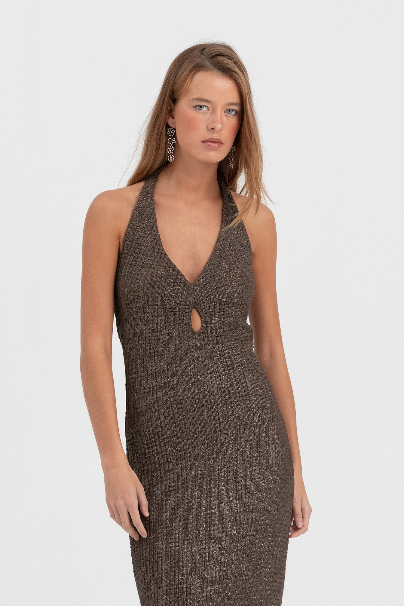 VESTIDO TEXTURA HALTER - Image 7